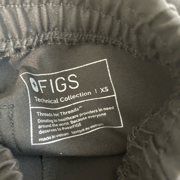 Figs Black Uman Jogger Scrub Pants Women’s Size XS - Picture 3 of 8